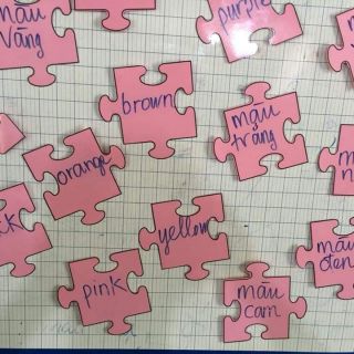 Thẻ ghép Puzzle- set 20 thẻ