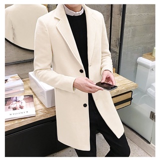 Áo Khoác Dạ Dáng Dài Nam Phong Cách Hàn Quốc 97MEN AKDN2