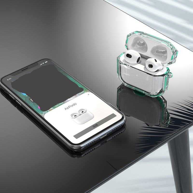 Vỏ Bảo Vệ Hộp Sạc Tai Nghe Airpods 3 Không Dây Chống Rơi Vỡ Shas Giá Đỡ
