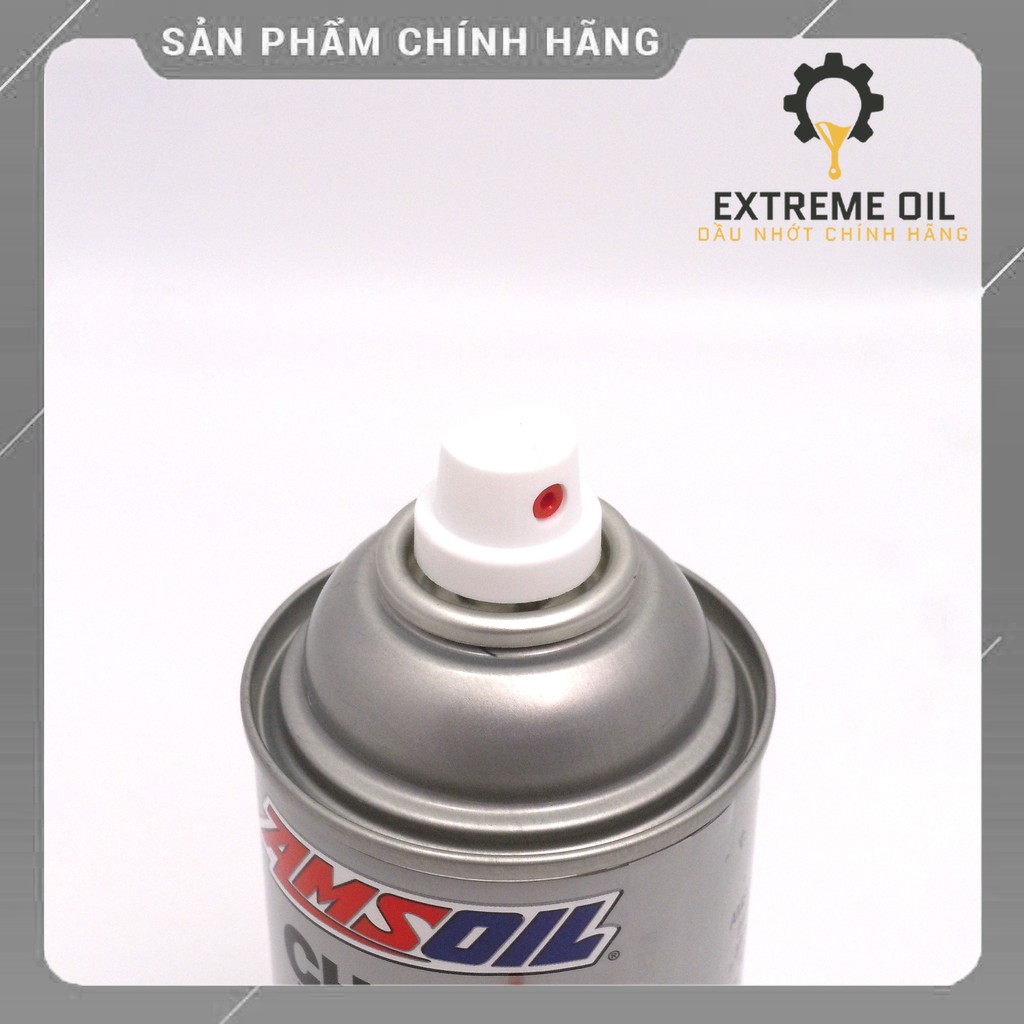 Chai xịt dưỡng sên Amsoil Chain Lube 312g, xịt bôi trơn xích xe máy