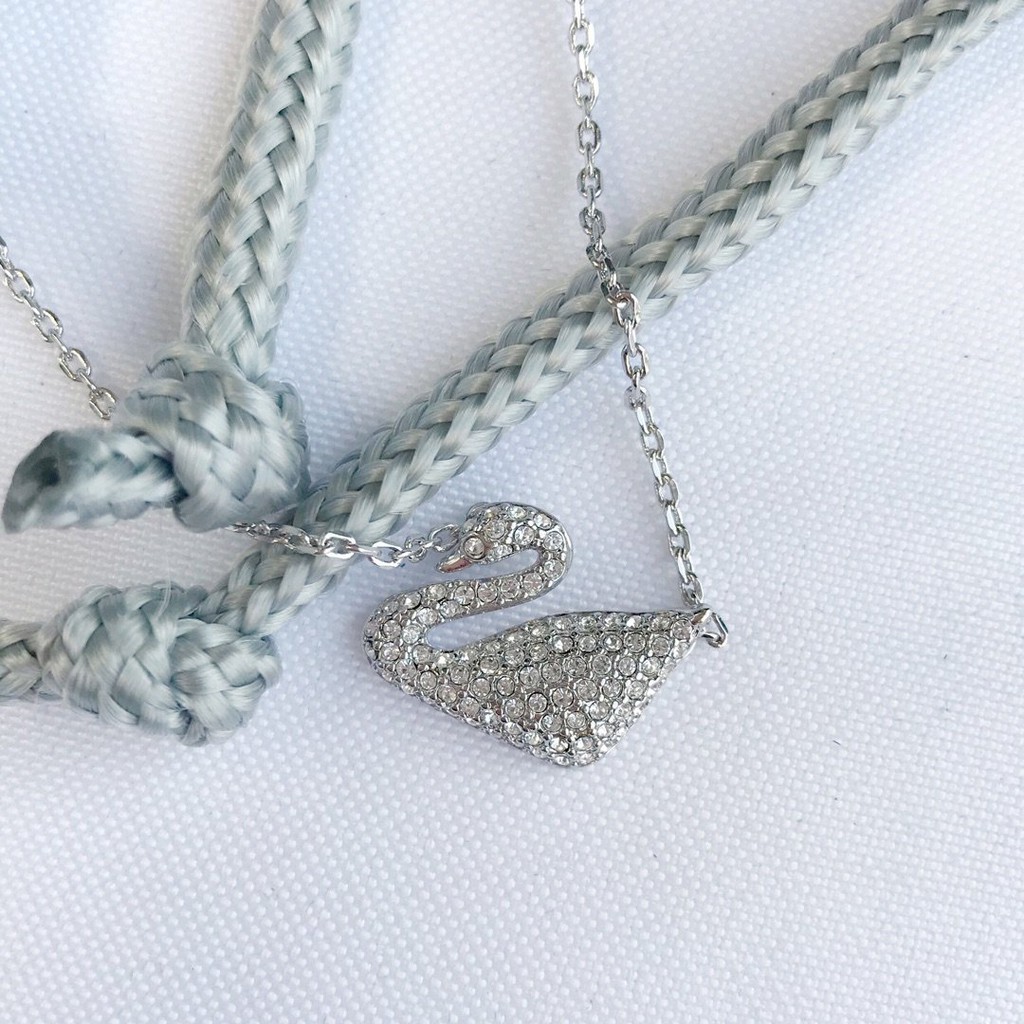 Vòng cổ Mạ Bạc 925 Mặt Thiên Nga Đính Đá Thời Trang 2023 5007735
