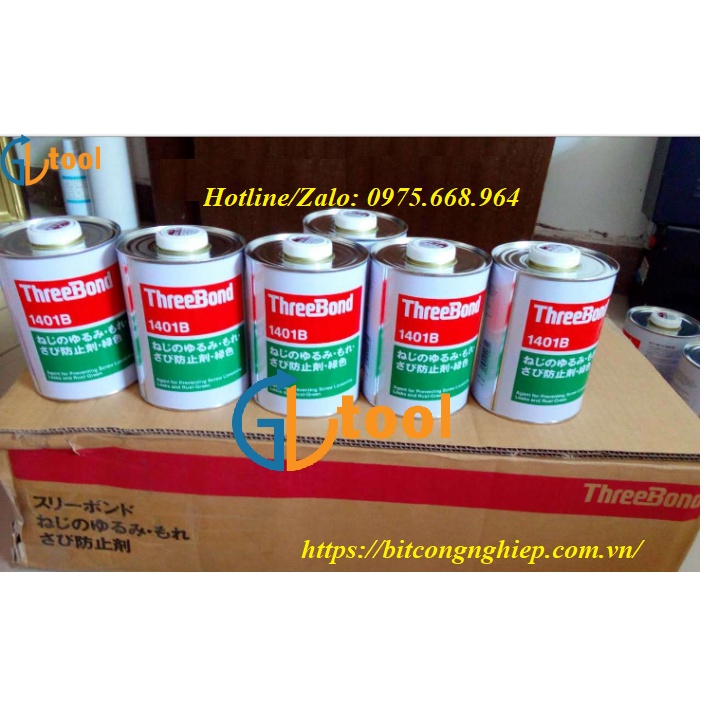 Keo Threebond 1401B-1kg (Hàng chính hãng, đầy đủ CO, COA, MSDS)