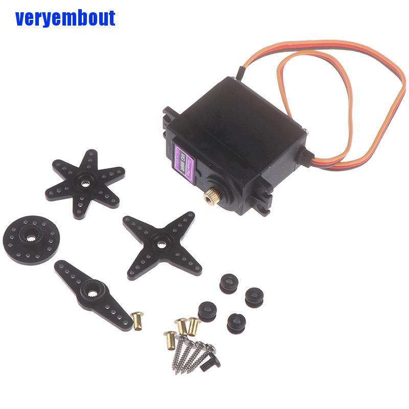 RC 1 Bộ Động Cơ Servo Mg996R 360 ° Cho Robot Điều Khiển Từ Xa