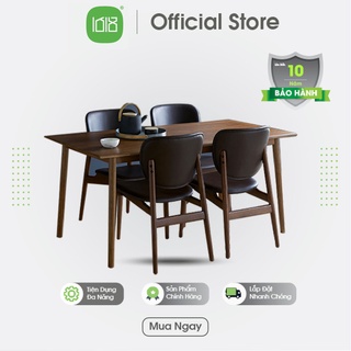 Bộ bàn ghế Xiaomi gỗ sồi bọc da (BG02)