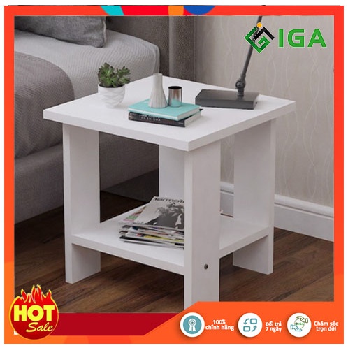 [XẢ KHO] bàn trà sofa nhỏ ( có 3 màu trắng , đen , vân gỗ) GP23 Thương Hiệu IGEA