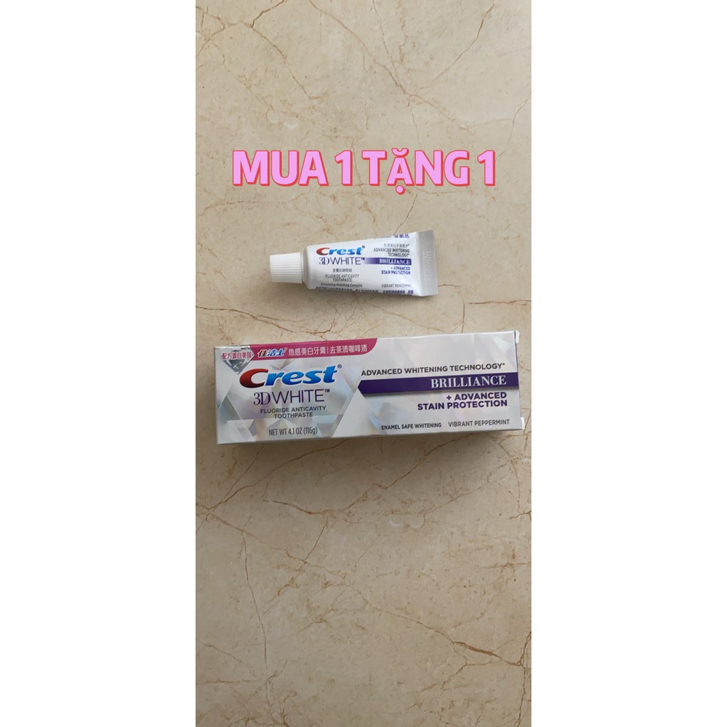 KEM ĐÁNH RĂNG CREST 3D WHITE 116g
