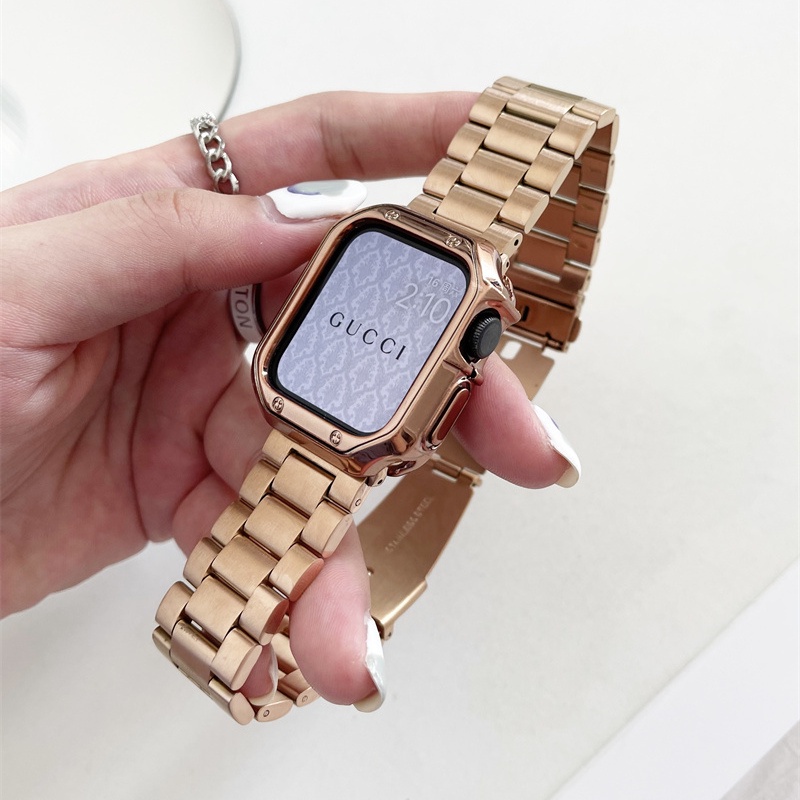Dây đeo inox cho đồng hồ thông minh Smart Watch 7 6 5 4 3 2 1 45MM 41MM 44MM