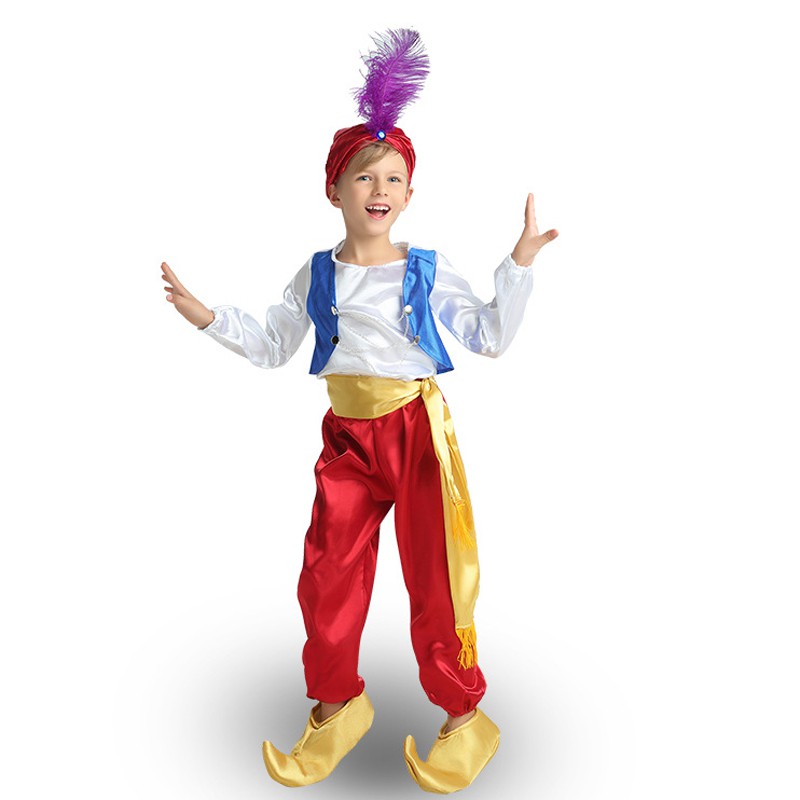 Bộ Đồ Hóa Trang Aladin Aladdin Dễ Thương Dành Cho Bé Trai