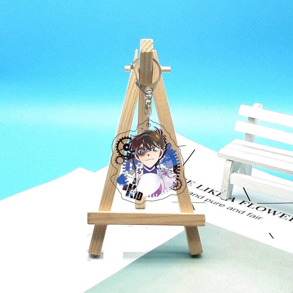 (Mica trong acrylic) Móc khóa THÁM TỬ LỪNG DANH CONAN ver BÁNH RĂNG CƯA Detective Conan anime chibi dễ thương xinh xắn