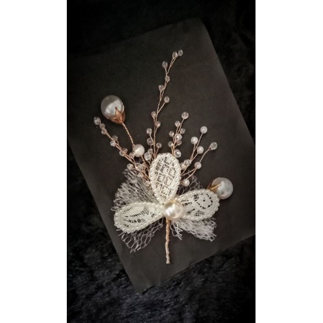 sét 2 cài tóc cô dâu