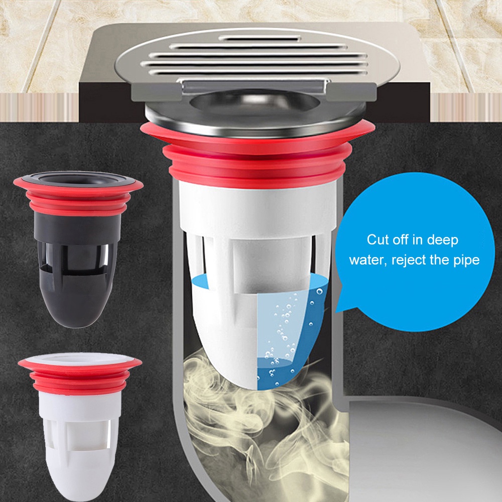 YIYU Ống Thoát Nước Khử Mùi Bằng Silicone Chống Mùi Hôi Dễ Sử Dụng Cho Nhà Tắm