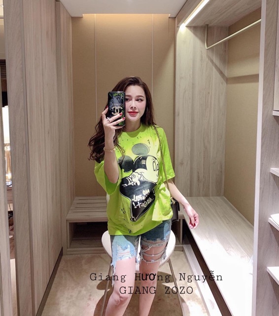 Áo thun form rộng unisize dưới 70kg vừa - Carotshop