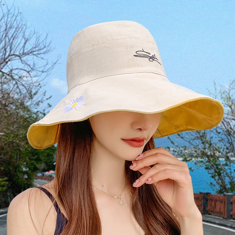 Sunvisor hat Summer sunblock hat female Korean version student hat sun hat sunshade face protection hat UV protection hat fisherman hat new style joker hat