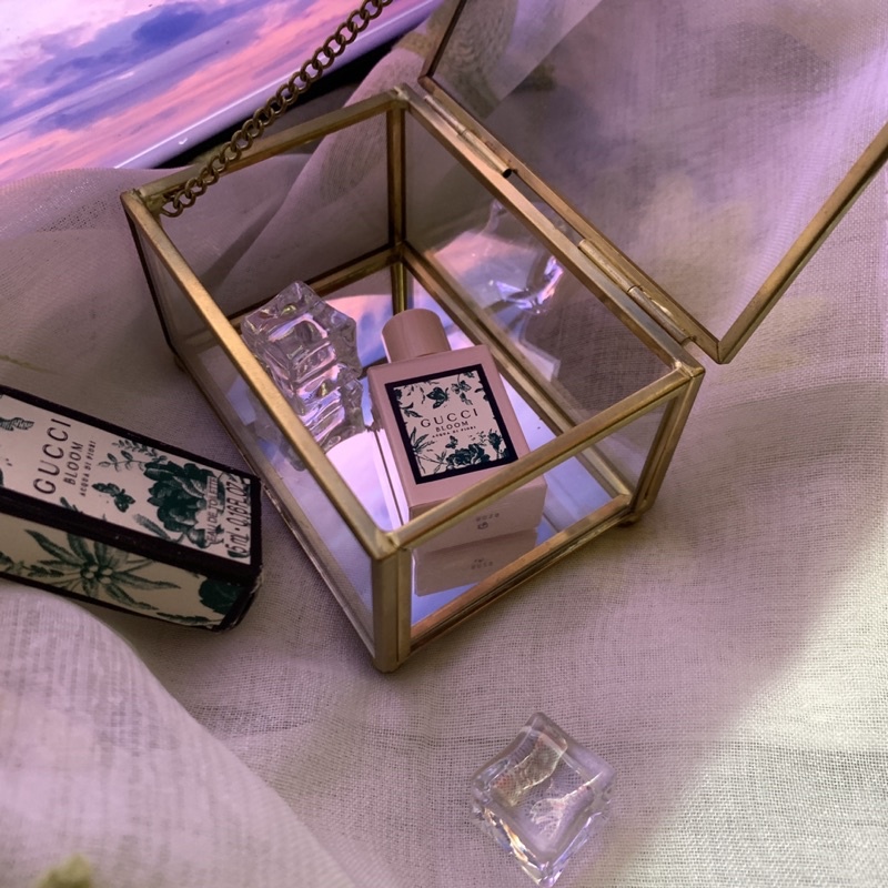 Nước hoa sang trọng thơm lâu Gucci Bloom Acqua di Fiori Eau de Toilette For Her 5ml màu xanh lá