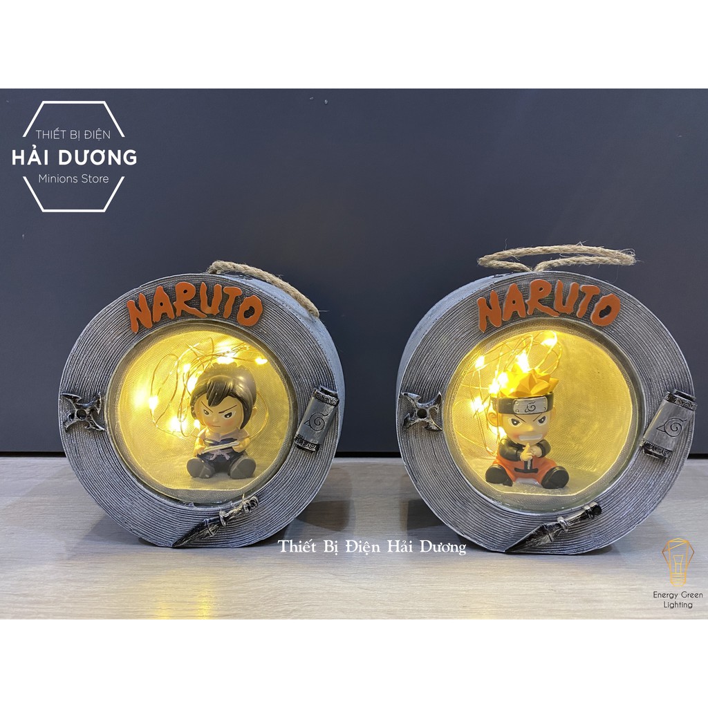 Đèn Ngủ Đèn decor trang trí siêu dễ thường Naruto Sasuke - Trang trí căn phòng phong cách vintage tiết kiệm giá rẻ