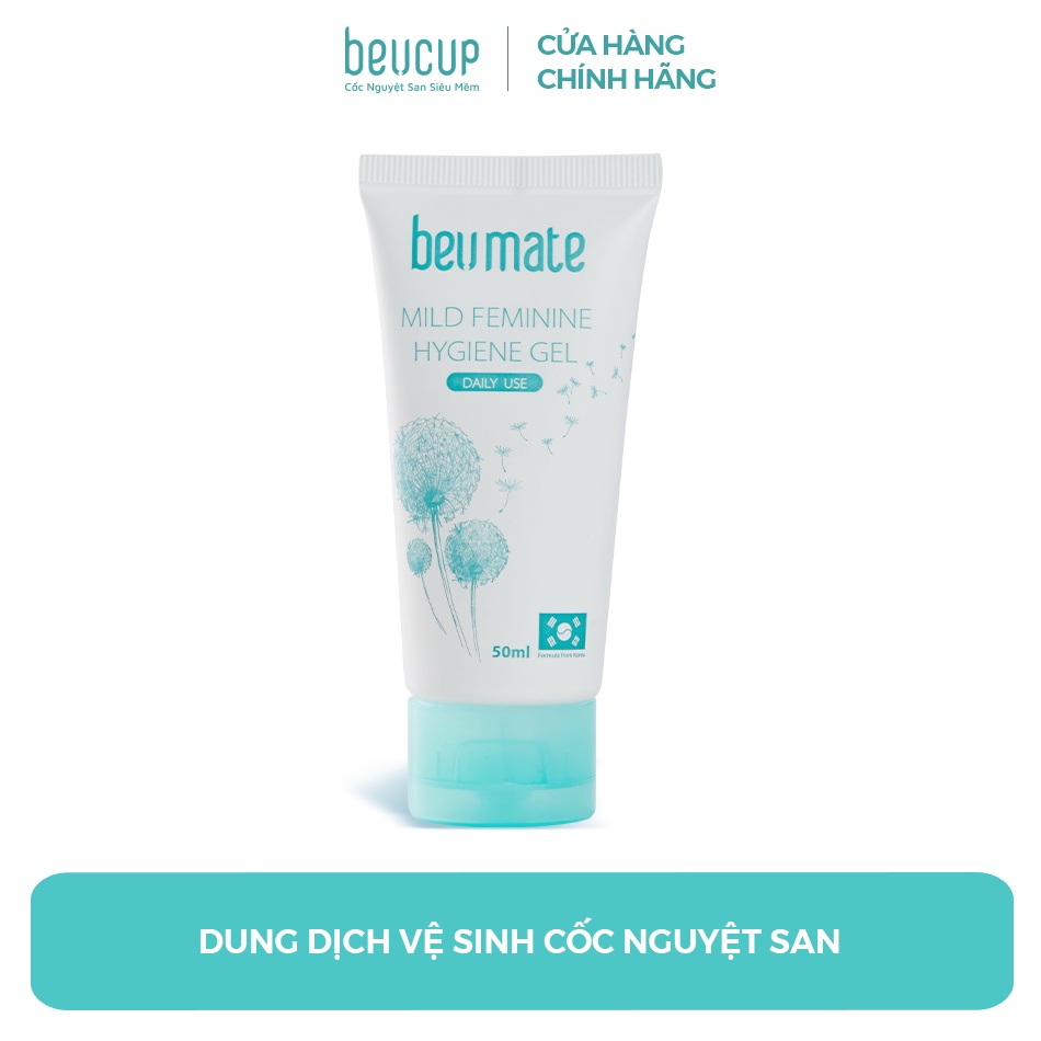 Dung dịch vệ sinh làm sạch cốc nguyệt san BeUmate chính hãng, mùi hương dịu nhẹ 50ml