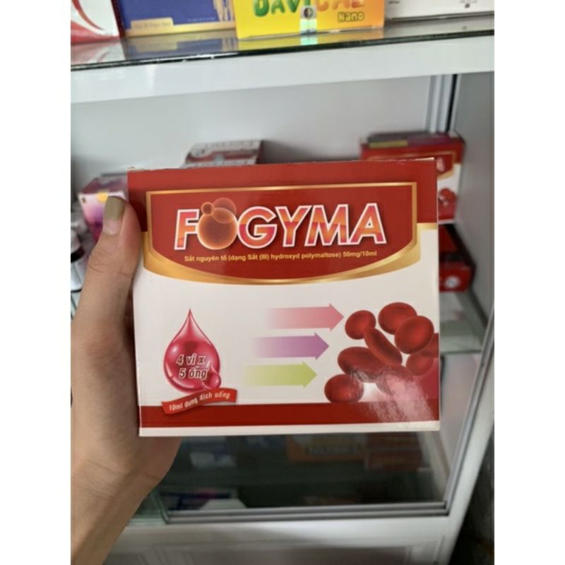 Sắt FOGYMA - Bổ sung sắt cho phụ nữ mang thai và sau sinh,người thiếu hụt sắt