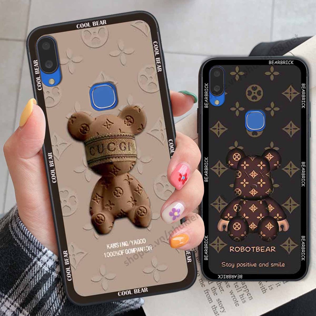 Ốp Vivo V11 / V11i bear, k@ws thương hiệu phong cách ốp lưng thời trang cao cấp