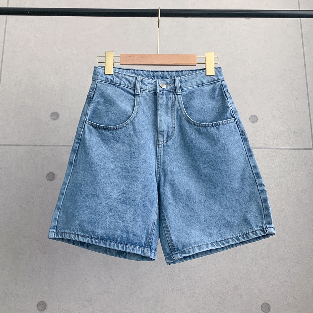 Quần Short jean ngố nữ chất bò mềm dáng lưng cao 7D8 AH1558