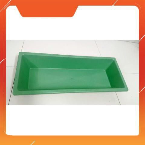 (FREESHIP - Xả Hàng)Combo 5 Máng nhựa dài trồng rau 60 x 25 x 10 cm