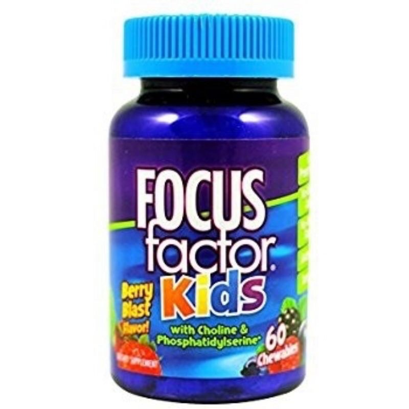 [Date 2/2023] Kẹo dẻo hỗ trợ trí não cho bé Focus Factor fof Kids 60v