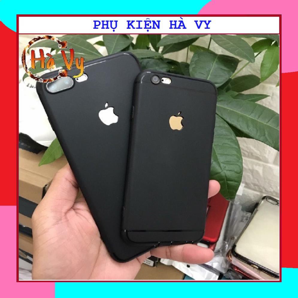 [Giá lẻ = sỉ] Ốp dẻo đen hở táo iPhone 5/6/6s/ 6Plus/6sPlus/ 7/7Plus/iphoneX/XSmax(Đen)