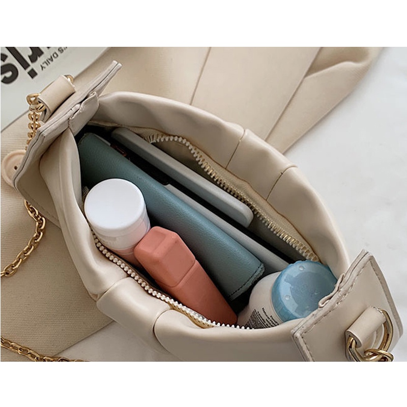 Túi Đeo Chéo Vai Hình Đám Mây Thời Trang Dành Cho Nữ