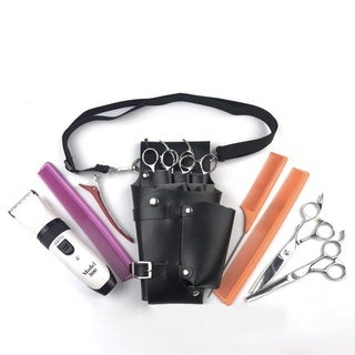 Túi Đựng Kéo, Bao Da Đựng Dụng Cụ Cắt Tóc Có Dây Đeo HS13