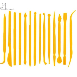 14pcs Plastic Crafts Clay Modeling Tool for Shaping and Sculpting