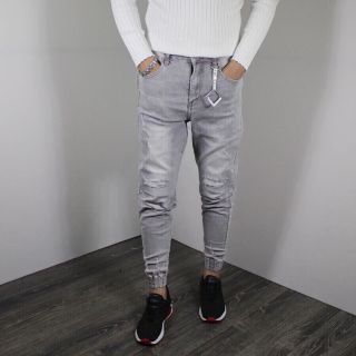 Jean jogger xám bạc siêu đẹp