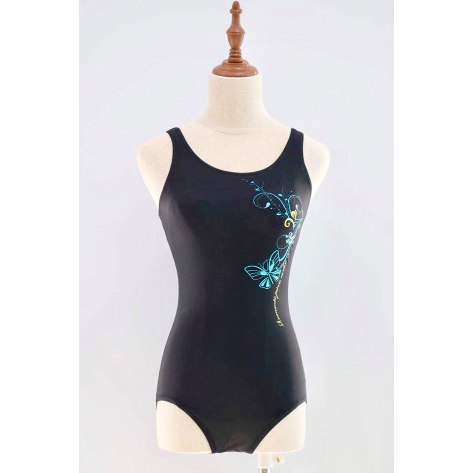 Bodysuit, Áo Tắm, Áo Bơi Màu Đen