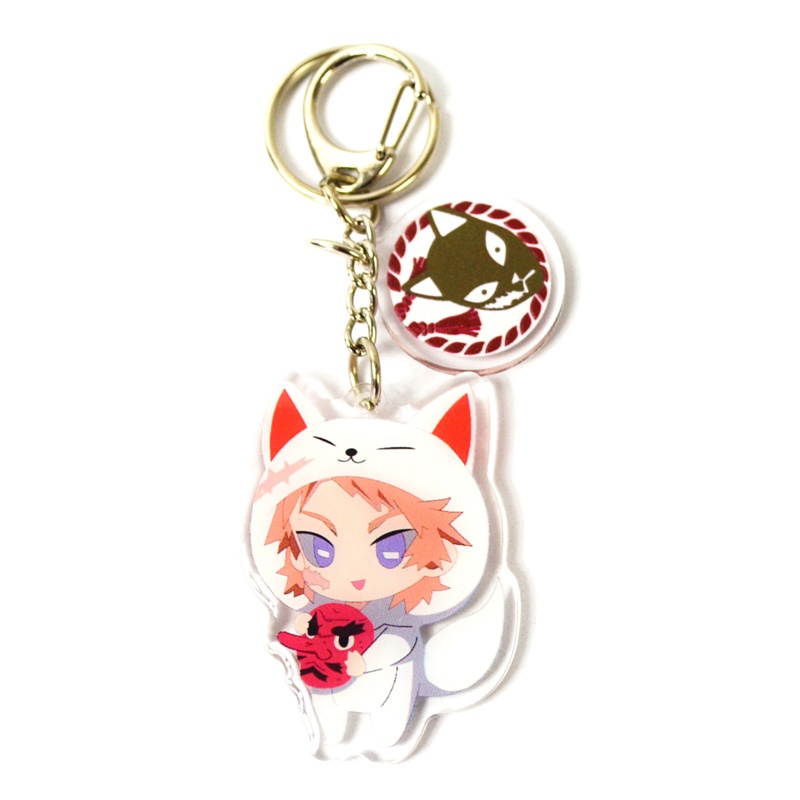 Móc khóa nhựa acrylic hình nhân vật phim hoạt hình thanh gươm diệt quỷ dễ thương