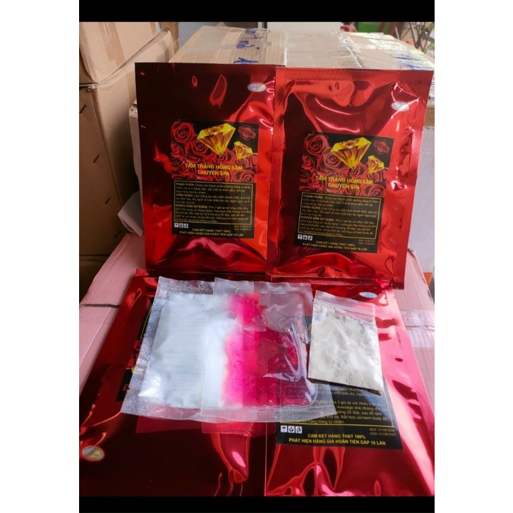 Tắm trắng hồng sâm chuyên spa