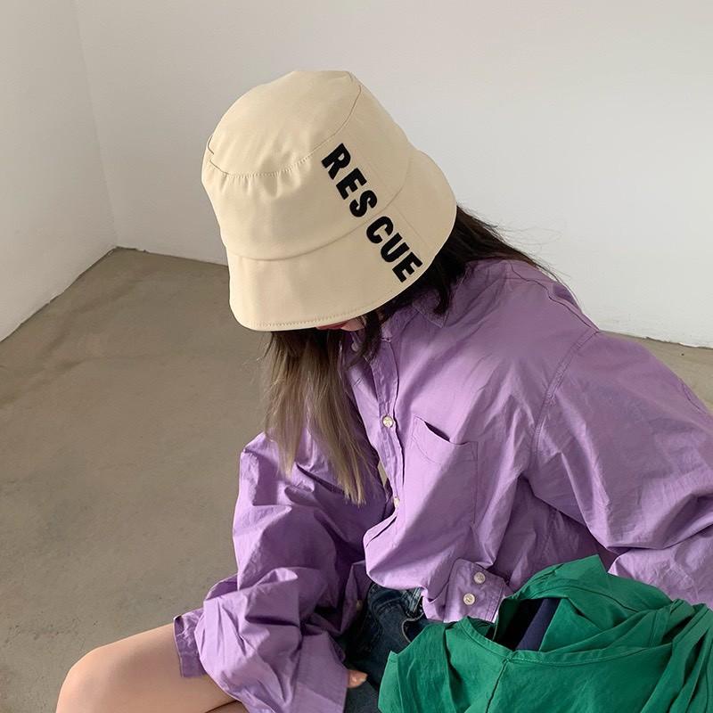 Nón Bucket - Mũ Tai Bèo Cụp RESCUES Thời Trang