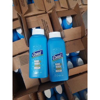 Sữa tắm gội cho nam coast hair and body wash