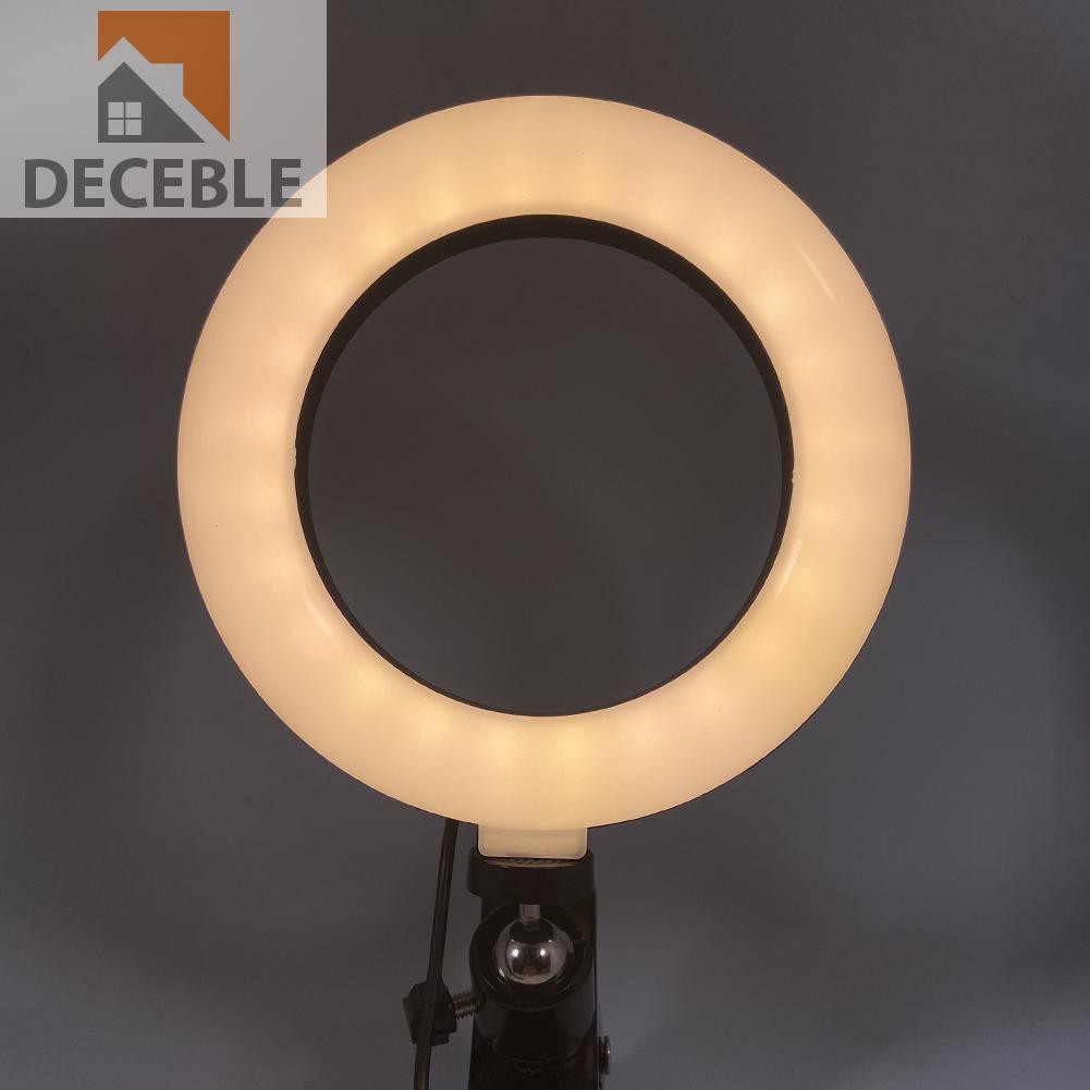 Vòng Đèn Led 6 Inch Kèm Giá Đỡ Điện Thoại Hỗ Trợ Chụp Ảnh Selfie Tiện Dụng | BigBuy360 - bigbuy360.vn