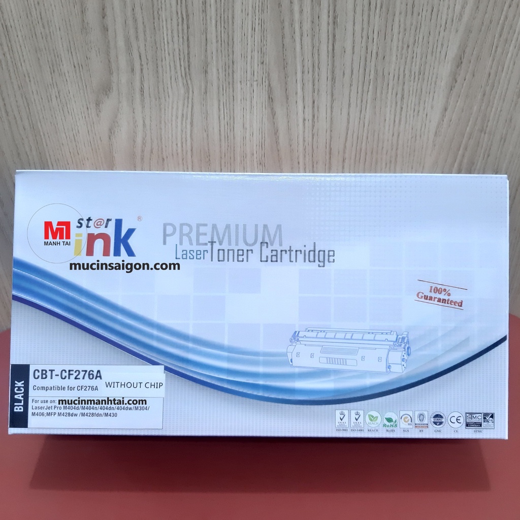 Mực in CBT- CE276A ( không có chíp) dùng cho máy in Canon LBP 223DW/226DW