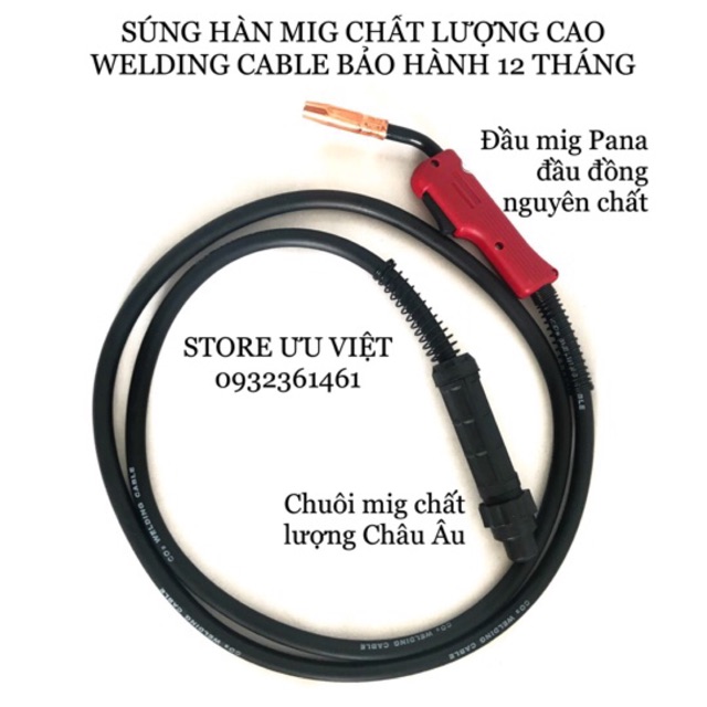 Súng hàn mig Panna Welding cable chất lượng cao giá tốt