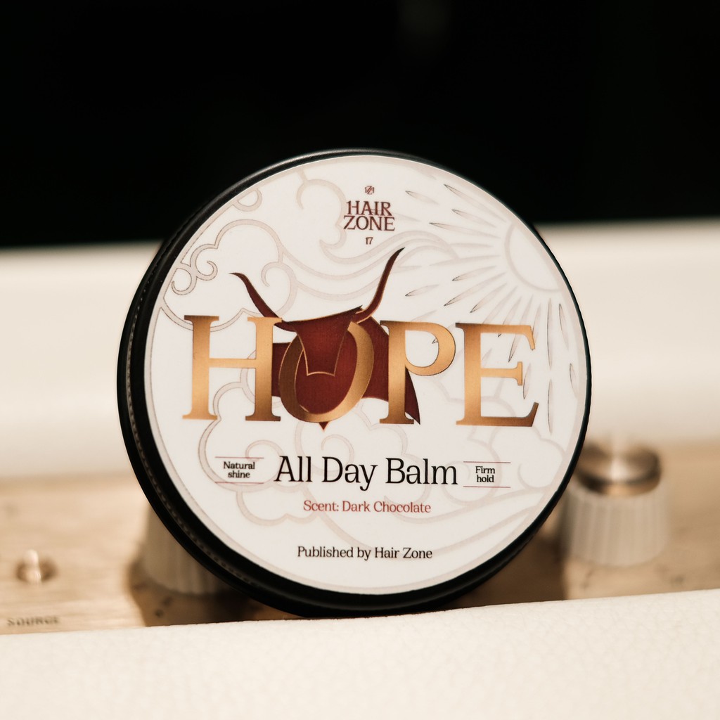 [HOPE]] Sáp vuốt tóc nam ALL DAY BALM - HOPE Edition 2020 by Hairzone 2Oz 56g wax tạo kiểu tóc