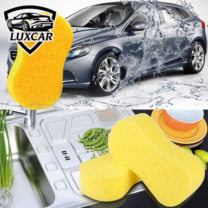 Bọt biển lau rửa xe ô tô, nhà cửa, siêu thấm, siêu sạch cao cấp LUXCAR
