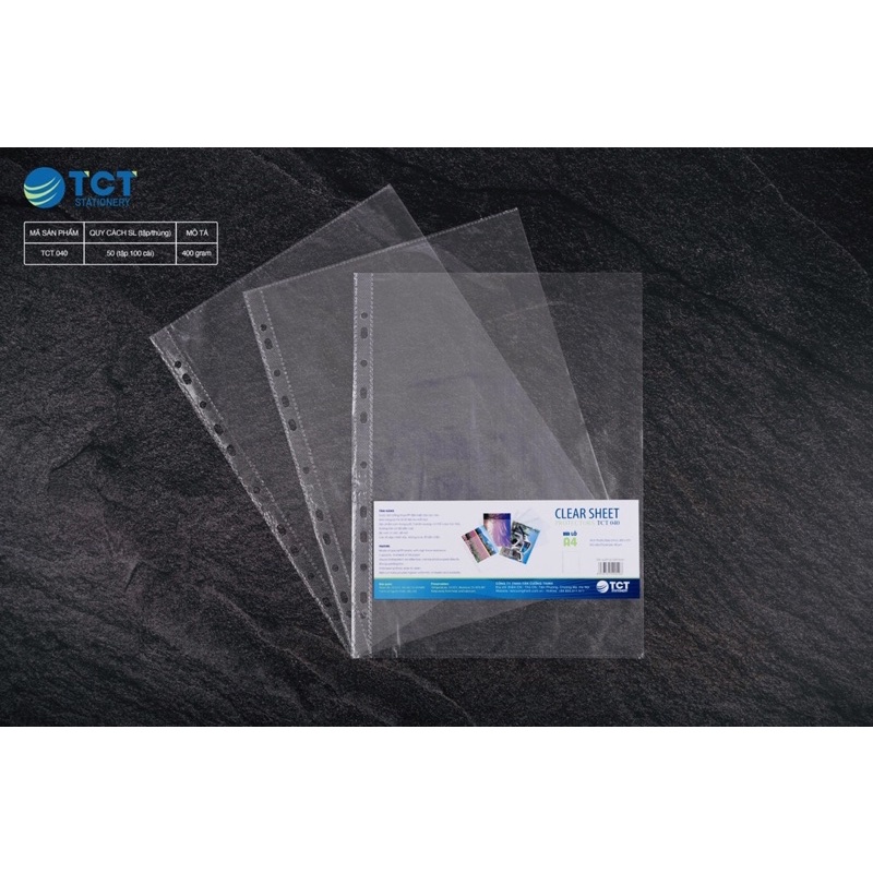 Sơ mi lỗ trung 4C TCT,sơ mi đục lỗ TCT trung