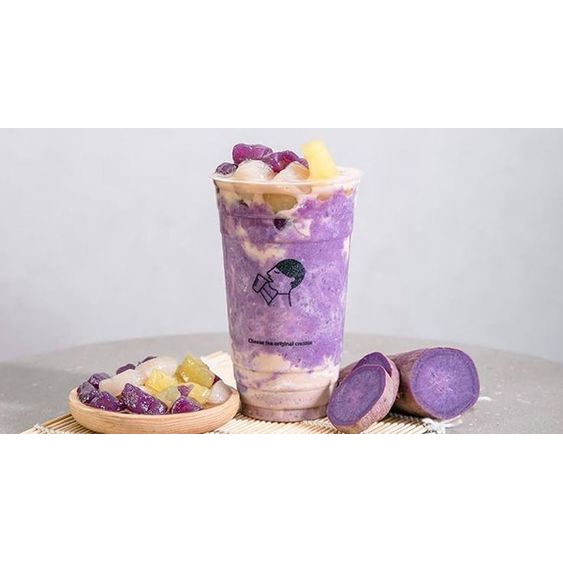 Bột Trà Sữa Khoai Môn BENUSCream Túi 1kg, bột trà sữa pha sẵn thơm ngon tiện lợi - Nguyên Liệu Trà Sữa CRICKET