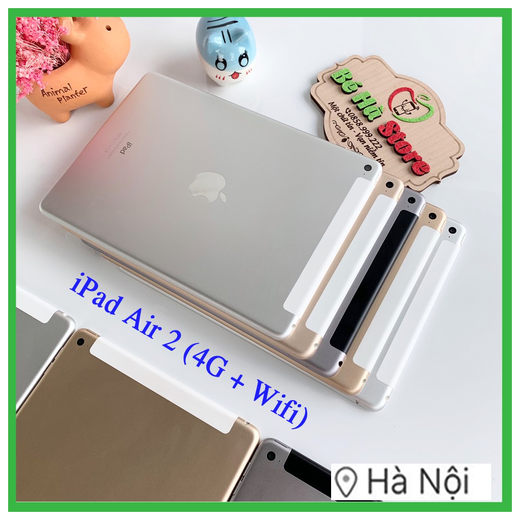Máy Tính Bảng iPad Air 2 (4G + Wifi) Quốc Tế Chính Hãng - Zin Đẹp 99% - Ram 2Gb / Có vân tay [Tặng Ốp Lưng Xịn] | BigBuy360 - bigbuy360.vn