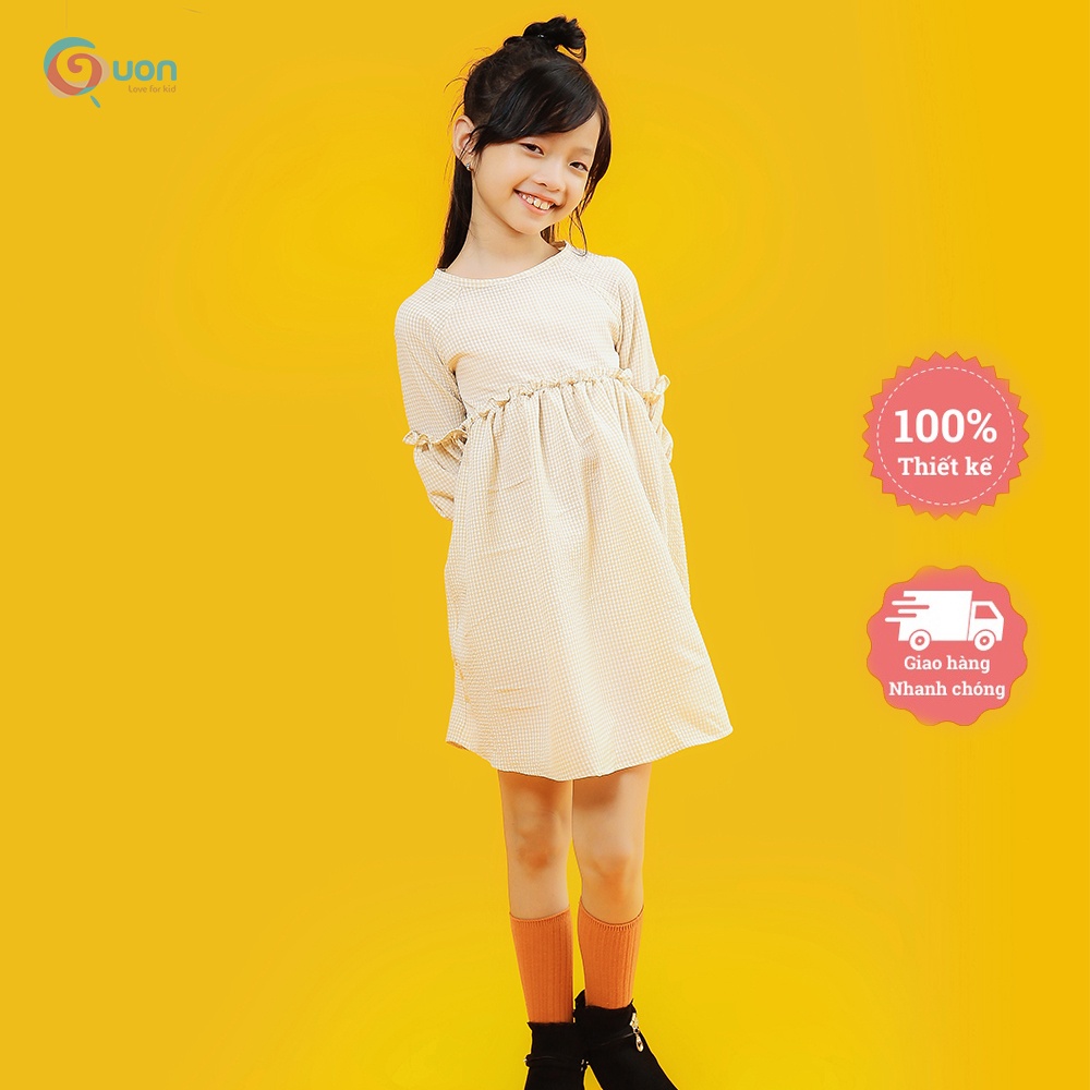 Váy bé gái từ 6 - 36kg vải cotton thoáng mát Thiên Di - GUON