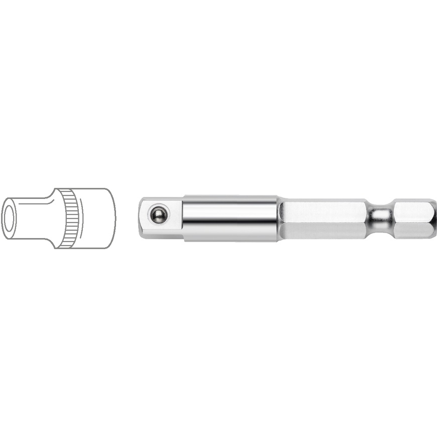 Đầu chuyển ra socket 1/4" PB Swiss Tools 454