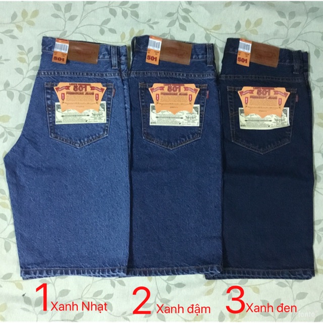 Quần sọt jeans căn bản - short jean nam