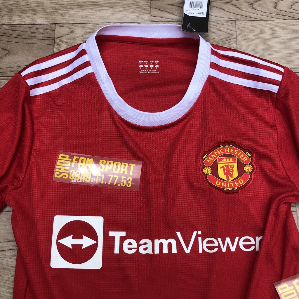 Áo Manchester United 2022 | Bộ Quần Áo Bóng Đá CLB Manchester United Sân Nhà Màu Đỏ Hàng Player