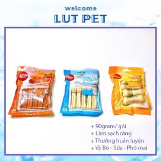 Xương gặm canxi sạch răng chó Orgo High Calcium khử hôi miệng - Xương dinh sưỡng làm sạch răng thơm miệng chó mèo