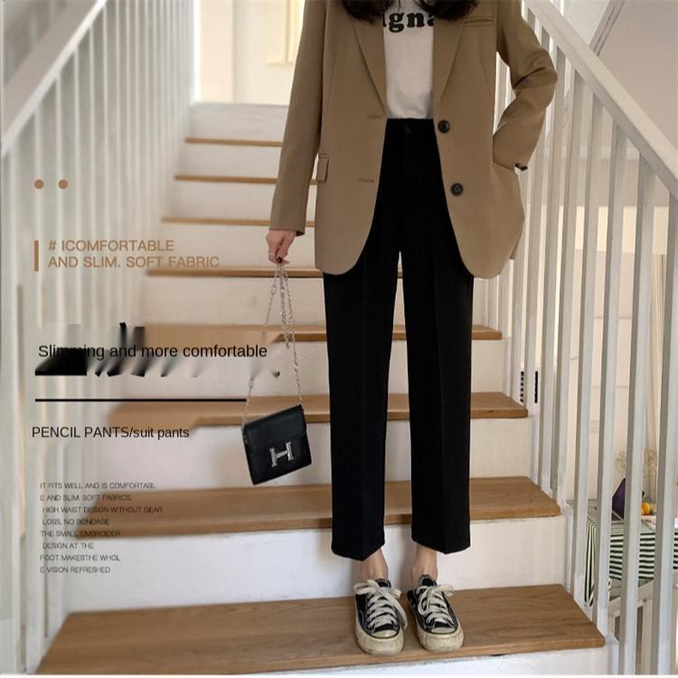 Quần Dài Ống Rộng Lưng Cao Thời Trang Mùa Hè  Dễ Phối Đồ Cho Nữ