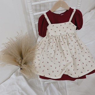 SET VÁY HOA TULIP VINTAGE HÀN QUỐC
